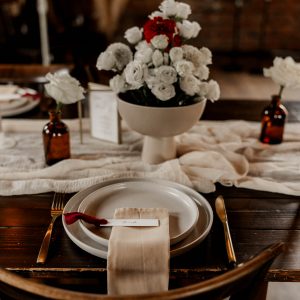 Stoffservietten Leinen beige – Bild 1