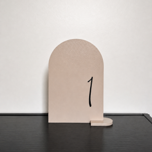 Tischnummer beige – Bild 1