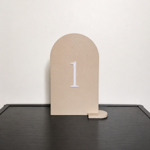 Tischnummer beige – Bild 1