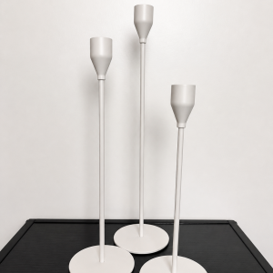 Kerzenhalter weiss – Bild 1